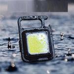 Kuppy Edensol Mini Keychain Portable Pocket Lights With Folding Bracket Led Front Light (Black)