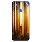 GADGETSWRAP Printed Vinyl Skin Sticker for Tecno Spark 6 Air - lone man in the woods