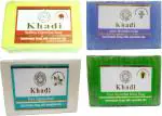 Khadi Herbal Handmade Soap Combo-9, 125 Gm Each (Pack Of 4)
