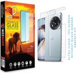 BizzBoxx Tempered Glass Guard for OnePlus 11R 5G, Membrane Hydrogel Screen Protector (Pack of 2)