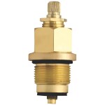 New Ware Tap Spindle Replacement Disc - Compatible with Jaguar Continental Type Models - Hot & Cold Faucet Valve (Zoloto Type Spindle 20mm)