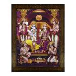 Indianara Multicolor Engineered Wood Religious Painting 25.4*33*1 cm