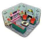Webby Wood Educational Doll House 3 to 5 Y