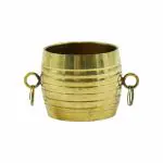 pujaNpujari Brass para, Traditional Rice Measuring Vessel Pooja Small Model- Home Decor