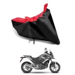 KEDIT New Honda CB200X Universal Motorcycle Bike/Scooty Two Wheeler Safety Full Body Cover Honda CB200X Red Black Colour KK-295