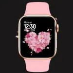 MELBON i8 pro max Smart Watch Android Smartwatch Curved Display i8 Smart Watch with Heart Rate Sensor max pro Smart Watch(Pink)