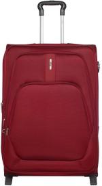 VIP Mercury | Cabin Trolley Bag | Soft Sided Luggage | Polyester | Red