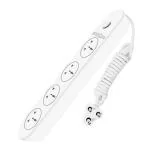 amiciTools ElectroLine Extension Board, 4 Universal Socket with Master Switch, Indicator and Safety Shutter, Wall Mount Power Strip with 4.3m Long Cord (2500W)