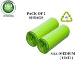 BRUZZLINE GGB 2 ROLLS green Medium 10 L Garbage Bag (60Bag )