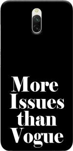 CustomEra Redmi 8A Dual Multicolour More Issues Than Vogue Quote Polycarbonate Hard Case Back Cover