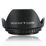 HIFFIN 58MM Reversible Flower Lens Hood for 18-55MM Lens 55-250MM Lens (58mm Flower Lens Hood)