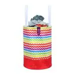 PrettyKrafts Multi Folding Round Laundry Basket for Clothes with Handle,45 L
