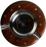 King International Brown Stainless Steel Ashtray