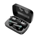 MEERTRONICS M19 Pro Earbuds with Power Bank Upto 48 Hours Playback and Torch Light Bluetooth Headset (Black, True Wireless)