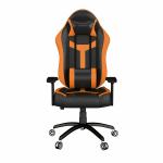 REKART Multi-Functional Ergonomic Gaming Chair with Lumbar Support, Adjustable Back Rest, Fixed Arm Rest | Office/Work from Home/Gaming/Computer | 175 Degree Recline Comfortable & Durable | M4-Orange