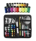 Trexee Portable Mini Sewing Kit Needle and Thread Box DIY | Travel, Home & Emergency DIY Beginners Sewing Supplies for Adults and Kids