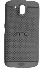 Vakibo Htc Desire 526G Plus Black Rubber, Silicon Grip Case Back Cover