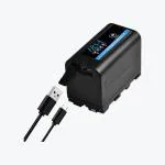 LRSA Ultra High Capacity NP-F770 Lithium-Ion LED Light Battery (10400MAH)