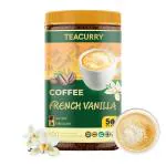 TEACURRY French Vanilla Coffee, 50 Grams - Helps with Increases Energy, Boosts Mood and Energy | Instant Coffee Powder