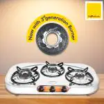 Everdure 3 Burner Alloy Stainless Steel Manual Gas Stove (3 Burners)