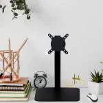 UNICO Adjustable Single Monitor Stand Mount Metal Black Powder Coated Single Monitor Arm Stand| Freestanding Monitor Mount