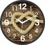 Webelkart Designer Brown Plastic Wall Clock with Ajanta Movement 9.50 inch