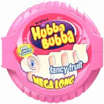Hubba Bubba Bubble Tape Mega Long Fancy Fruit, 56 g (Pack of 2) - Imported from USA
