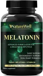 Naturewell Sleeping Aid Pills For Deep Sleep Melatonin 5Mg Ultra, 60 Tablets
