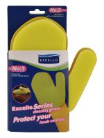 EXCELLO Cleaning Gloves No. 5 Yellow