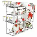 SLIMSHINE Stainless Steel Kitchen Dish Rack 24X24 Inch