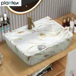 Plantex Ceramic Wash Basin for Bathroom/Square Wall Hung Basin/Bathroom Sink/Washbasin for Restaurant/Hotel (MS-2320)