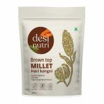 Desi Nutri Brown Top Millet Grains | Millets |Andu Korralu | Korale | Choti Kangni | Brown Top Millet - 500 gm