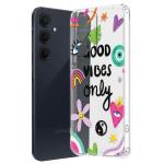 Fashionury Soft Silicone Designer Printed Full Protection Printed Back Case Cover for Samsung Galaxy A55 5G -D3140
