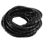 Rpi Shop Black 6Mm Spiral Cable Wrap 25 M