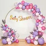 SPECIALYOU.IN 65 pcs baby shower party decoration items pastel pink, purple party balloons confetti balloons purple baby shower decoration balloon with baby shower -65items