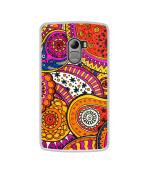 Casotec Rangoli Paisley Art Design Printed Silicon Soft TPU Back Case Cover for Lenovo K4 Note