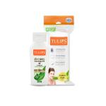 Tulips Aloe vera Cleansing milk 100 ml with absolutely free Tulips Cotton Pad 50 pcs