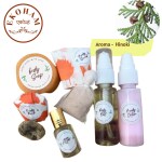 Ekoham HINOKI, TAIWAN OIL Skin Care Combo Kit-Body Polishing & Relaxing Spa