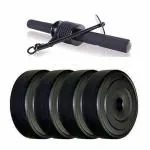 HASHTAG FITNESS 8 kg PVC Weights Combo with 14