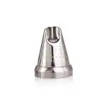 HAZEL Cake Nozzle | Cake Decorating Nozzle Set | Piping Bag Nozzle, (N15 Ruffles Shape) Silver