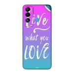 GADGETSWRAP Printed Vinyl Skin Sticker for Tecno Pova Neo - Live-You-Love