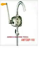 Ambica Make Hand Operated Rotary Type Barrel Pump Made From Aluminum Material