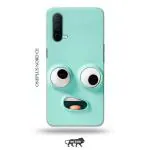 Tweakymod Printed Funny FAce Emoji Back Cover For OnePlus Nord CE