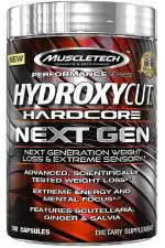 MuscleTech Performance Series Hydroxycut Hardcore Next Gen | With Caffeine, Green Coffee, Coleus and Guayusa | For Extreme Energy & Mental Focus | Dietary Supplement | Weight Management | 100 Capsules