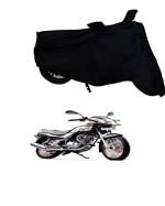 Feelitson Black Water Proof Bike Body Cover With Buckle Belt For Tvs Suzuki Fiero