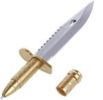 KIN Plastic Multicolor Fancy Blade Knife Shape Gel Pen For Kids