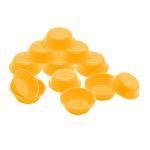 Jaycee Microwave Safe And BPA Free Yellow Round Virgin Plastic Multipurpose Bowl - 300 Ml (Pack Of 12)