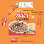 KISAN BLACK TILL KACHARIYU / Black Sesame Cake Mix / 500 gm + 500 gm (Combo of 1 kg)