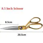 StealODeal Gold 8.5 With 10.5 Inch Professional Scissors (Set Of 2)