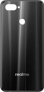 FRIENDZZWORLD Black Glass Back Panel For Realme U1